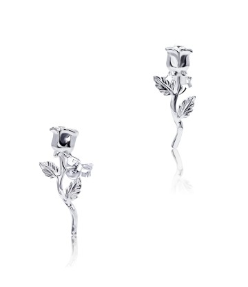 Precious Rose Silver Stud Earring STS-3228